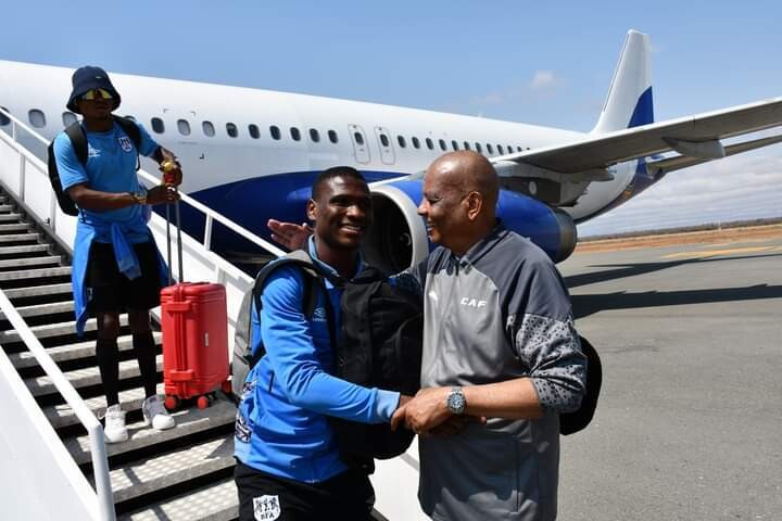 Национальная сборная Ботсваны прибыла с опозданием